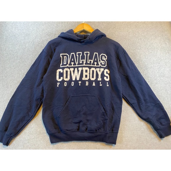 Gildan Other - Dallas Cowboys Hoodie Adult‎ Small Navy NFL Football Gildan Long Sleeve Pullover